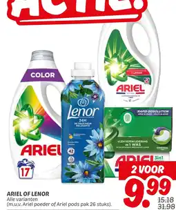 Dekamarkt Ariel of lenor aanbieding