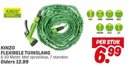 Dekamarkt Kinzo flexibele tuinslang aanbieding