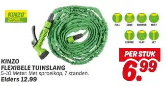 Dekamarkt Kinzo flexibele tuinslang aanbieding