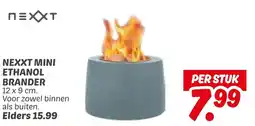 Dekamarkt Nexxt mini ethanol brander aanbieding
