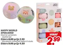 Dekamarkt Happy world speelgoed aanbieding