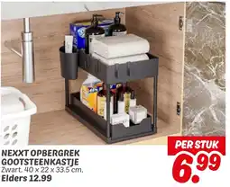 Dekamarkt Nexxt opbergrek gootsteenkastje aanbieding