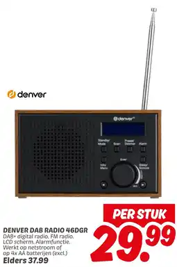 Dekamarkt Denver dab radio 46DGR aanbieding