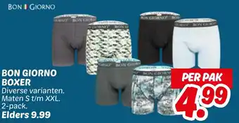 Dekamarkt Bon giorno boxer aanbieding