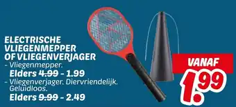 Dekamarkt Electrische vliegenmepper of vliegenverjager aanbieding