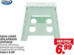 Dekamarkt Aqua laser inklapbaar opstapje aanbieding