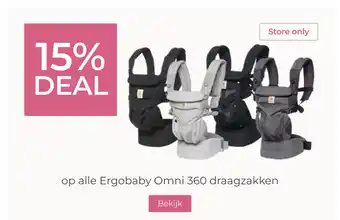 Prenatal Op alle ergobaby omni 360 draagzakken aanbieding