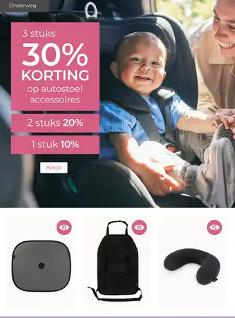 Prenatal Op autostoel accessoires aanbieding