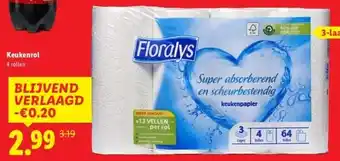 Lidl Keukenrol aanbieding