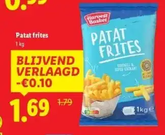 Lidl Patat frites aanbieding