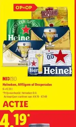 Lidl Heineken, Affligem of Desperados aanbieding