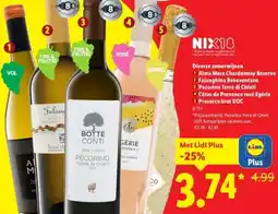 Lidl Diverse zomerwijnen aanbieding