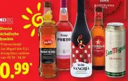 Lidl Diverse alcholische dranken aanbieding