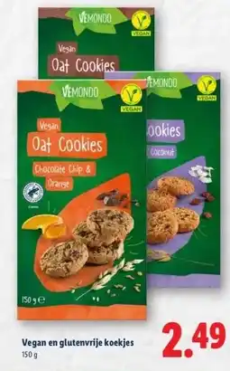Lidl Vegan en glutenvrije koekjes aanbieding