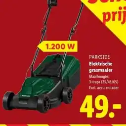 Lidl Elektrische grasmaaier aanbieding
