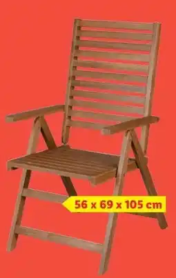Lidl Houten tuinstoel Sevilla aanbieding