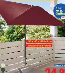 Lidl Parasol aanbieding