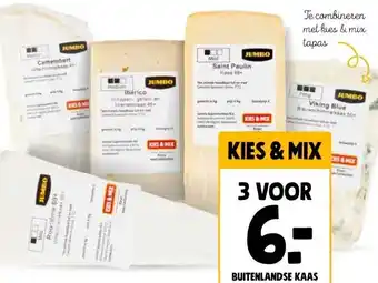 Jumbo BUITENLANDSE KAAS aanbieding