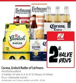 Jumbo Corona, Grolsch Radler of Liefmans aanbieding