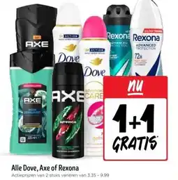 Jumbo Alle Dove, Axe of Rexona aanbieding