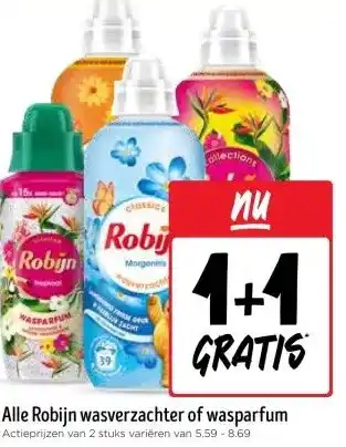 Jumbo Alle Robijn wasverzachter of wasparfum aanbieding