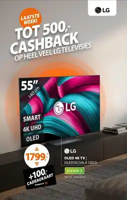 Expert LG OLED 4K 55C54LA (2025) aanbieding