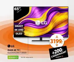 Expert LG OLED EVO 4K 65G56LS (2025) aanbieding