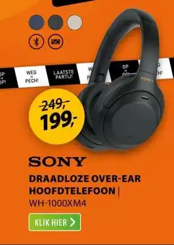 Expert Sony WH-1000XM4 Zwart aanbieding