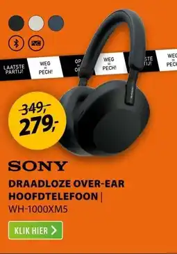 Expert Sony WH-1000XM5 Zwart aanbieding