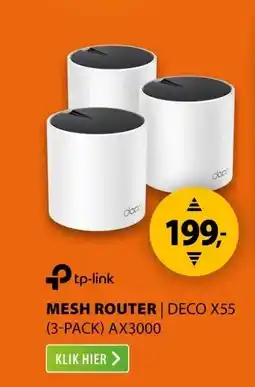 Expert TP-Link Deco X55 AX3000 Mesh WiFi 6 System (3-pack) aanbieding