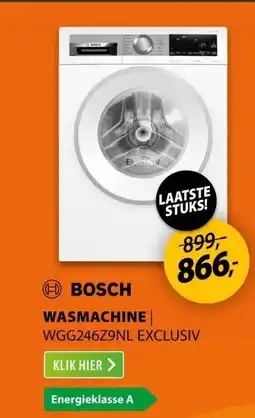 Expert Bosch WGG246Z9NL EXCLUSIV aanbieding