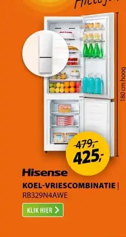 Expert Hisense RB329N4AWE aanbieding