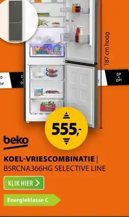 Expert Beko B5RCNA366HG HARVESTfresh Selective Line Grijs aanbieding