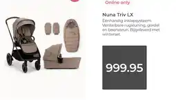 Prenatal Nuna Triv LX aanbieding