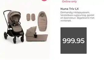 Prenatal Nuna Triv LX aanbieding