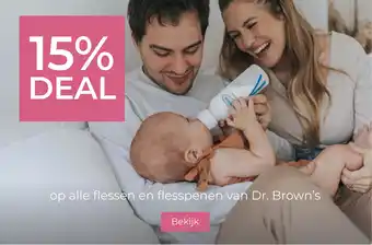 Prenatal Op alle flessen en flesspenen van Dr. brown's aanbieding
