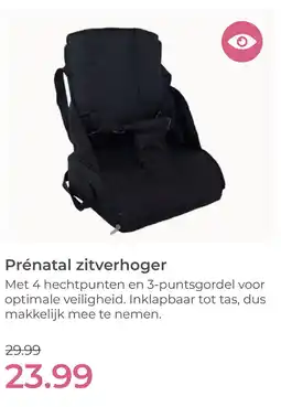 Prenatal Prénatal zitverhoger aanbieding
