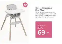 Prenatal Chicco kinderstoel Zest Plus aanbieding