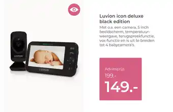 Prenatal Luvion icon deluxe black edition aanbieding