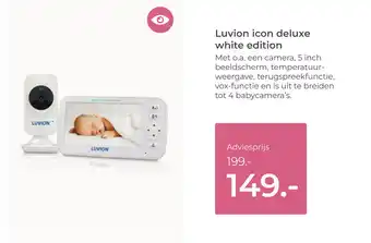 Prenatal Luvion icon deluxe white edition aanbieding