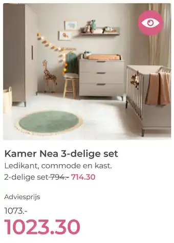 Prenatal Kamer Nea 3 delige set aanbieding