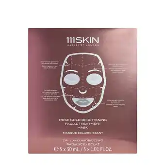 Douglas 111Skin Rose Gold Brightening Facial Treatment Mask Box aanbieding