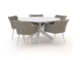 Kees Smit Manifesto Matese/Ferrone ø 150cm dining tuinset 6-delig aanbieding