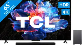 Coolblue TCL 65 Led P61K 4K (2025) + TCL S55H 2.1 Soundbar aanbieding