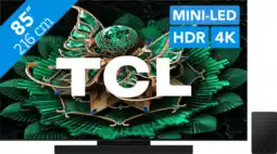 Coolblue TCL 85 QD Mini-led C71K 4K (2025) + TCL Q75H aanbieding