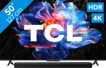 Coolblue TCL 50 Led P61K 4K (2025) + TCL S45H 2.0 Soundbar aanbieding