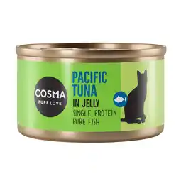 Zooplus Cosma Original in Gelei Voordeelpakket Kattenvoer 24 x 85 g - Pacifische Tonijn aanbieding