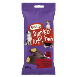 Zooplus 12 x 2 stuks Frolic Django Bot met Rundvleessnacks voor middelgrote honden aanbieding