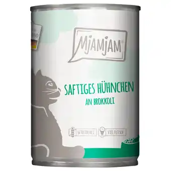 Zooplus Economy Pack: 24x400g MjAMjAM Sappige Kip op Broccoli Natte Kattenvoer aanbieding
