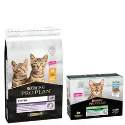 Zooplus 1,4 kg / 7 kg / 10 kg / 14 kg PURINA PRO PLAN + 10 x 85 g Sterilised Adult Maintenance gratis! aanbieding